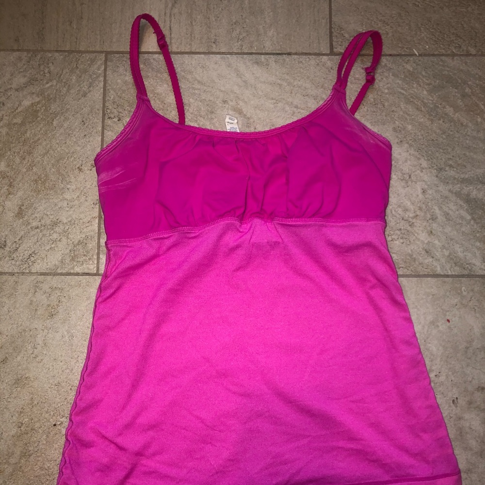 Lululemon hot pink tank